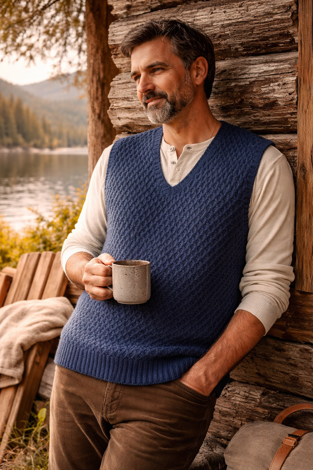 Chaleco tejido artesanal