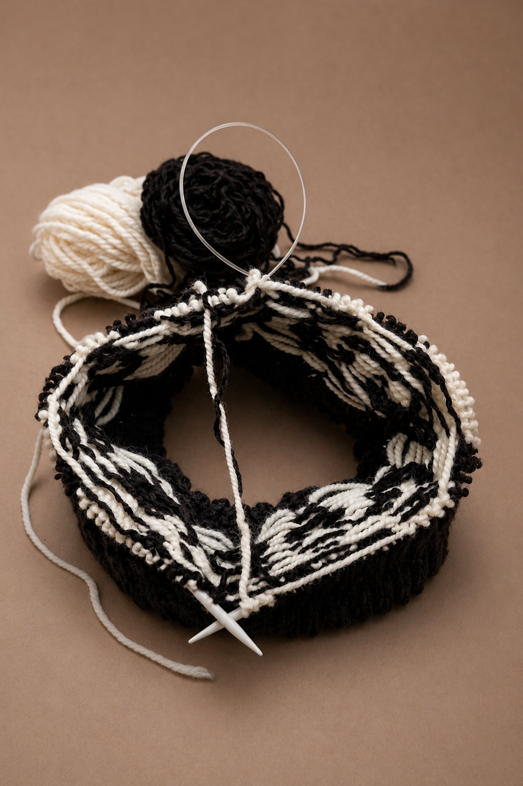 Inicio del tejido artesanal